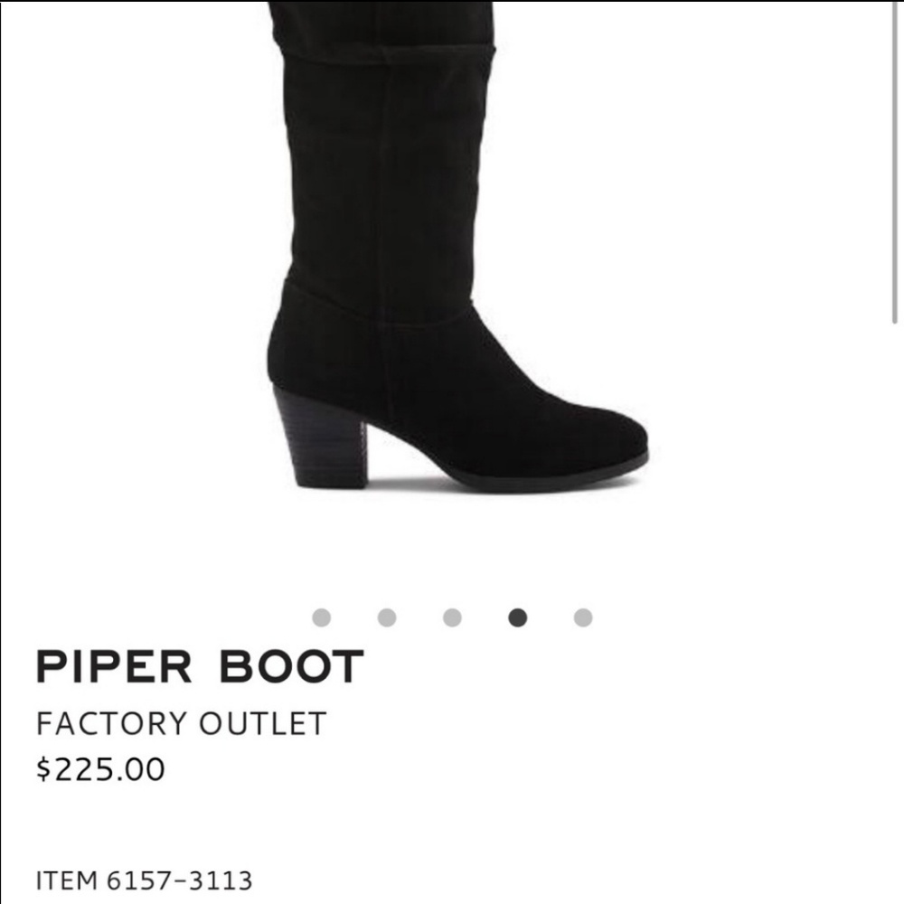 ISO Bass Piper slouch boots black